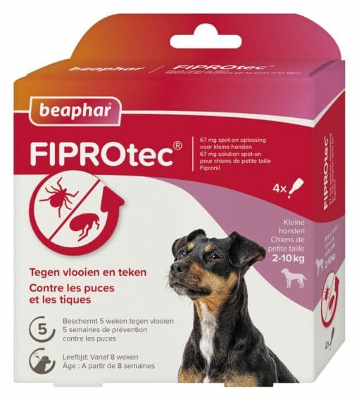 Beaphar fiprotec® spot-on hond 2-10kg 4 pipetten