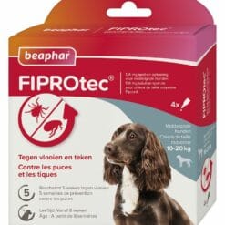 Beaphar FIPROtec® Spot-On hond 10-20kg 4 pipetten