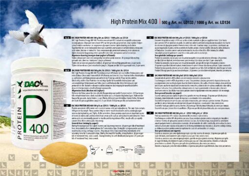 High proteïne energy mix 400