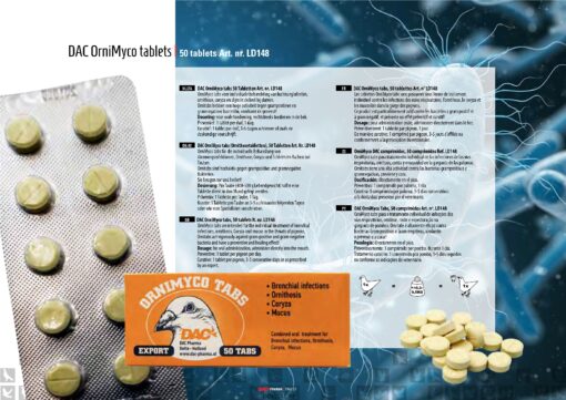 Dac Pharma Ornimyco tabsnbspDACfolder80p10921losLR157