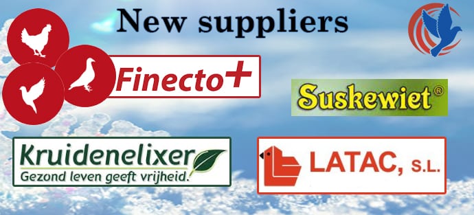 New suppliers